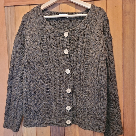 Sweaters - Celtic and Co.  Size medium, brown wool sweater